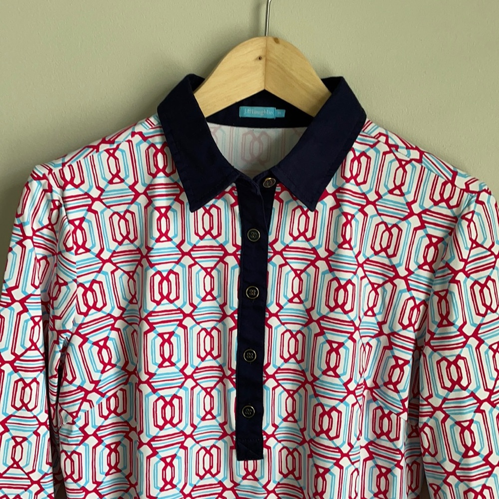 J. McLaughlin Court Long Sleeve Polo